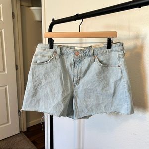 Target Universal Threads High Rise Vintage Midi Shorts - Light Blue - Size 14